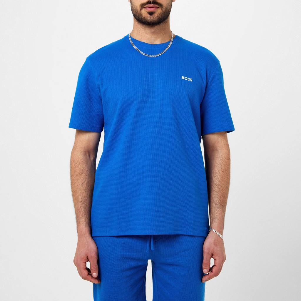 Hugo Boss Waffle T-Shirt 10242355 01 - Medium Blue 423